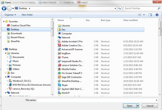 BrowseforFile