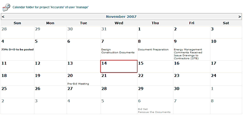 Calendar