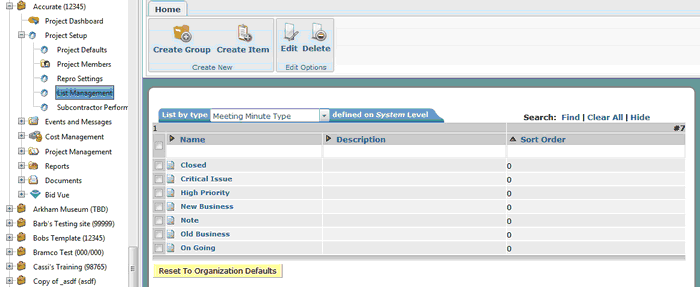 List Management Customize