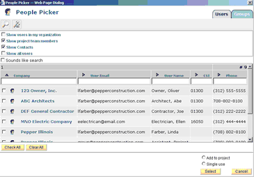 People Picker CC's