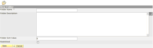 Create Folder Restricted