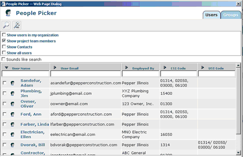 People Picker Project Setup