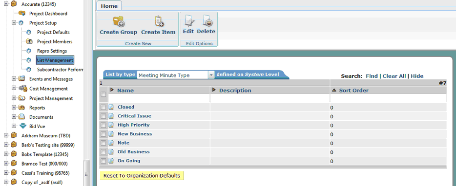 List Management Customize